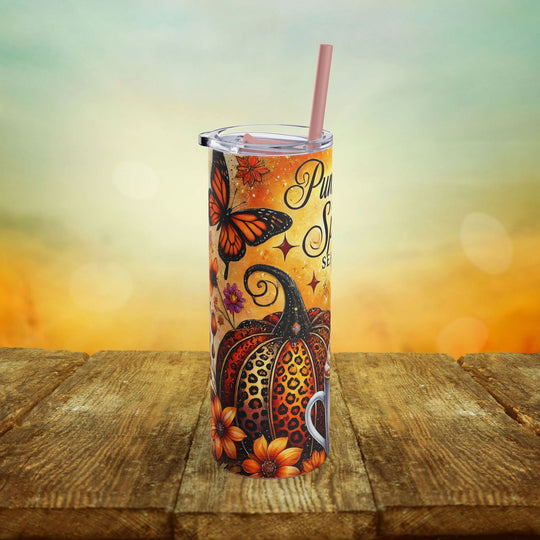 Pumpkin Spice Season Tumbler Mug Printify