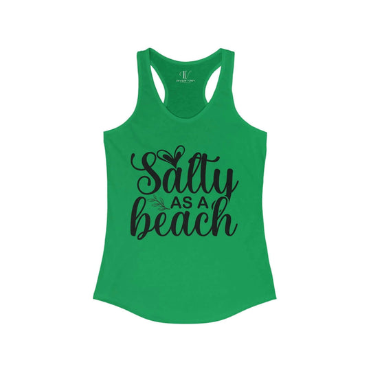 Salty AF: Beach Babe Racerback Tank - Imagin Vibes - 