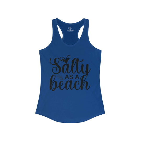 Salty AF: Beach Babe Racerback Tank - Imagin Vibes - 