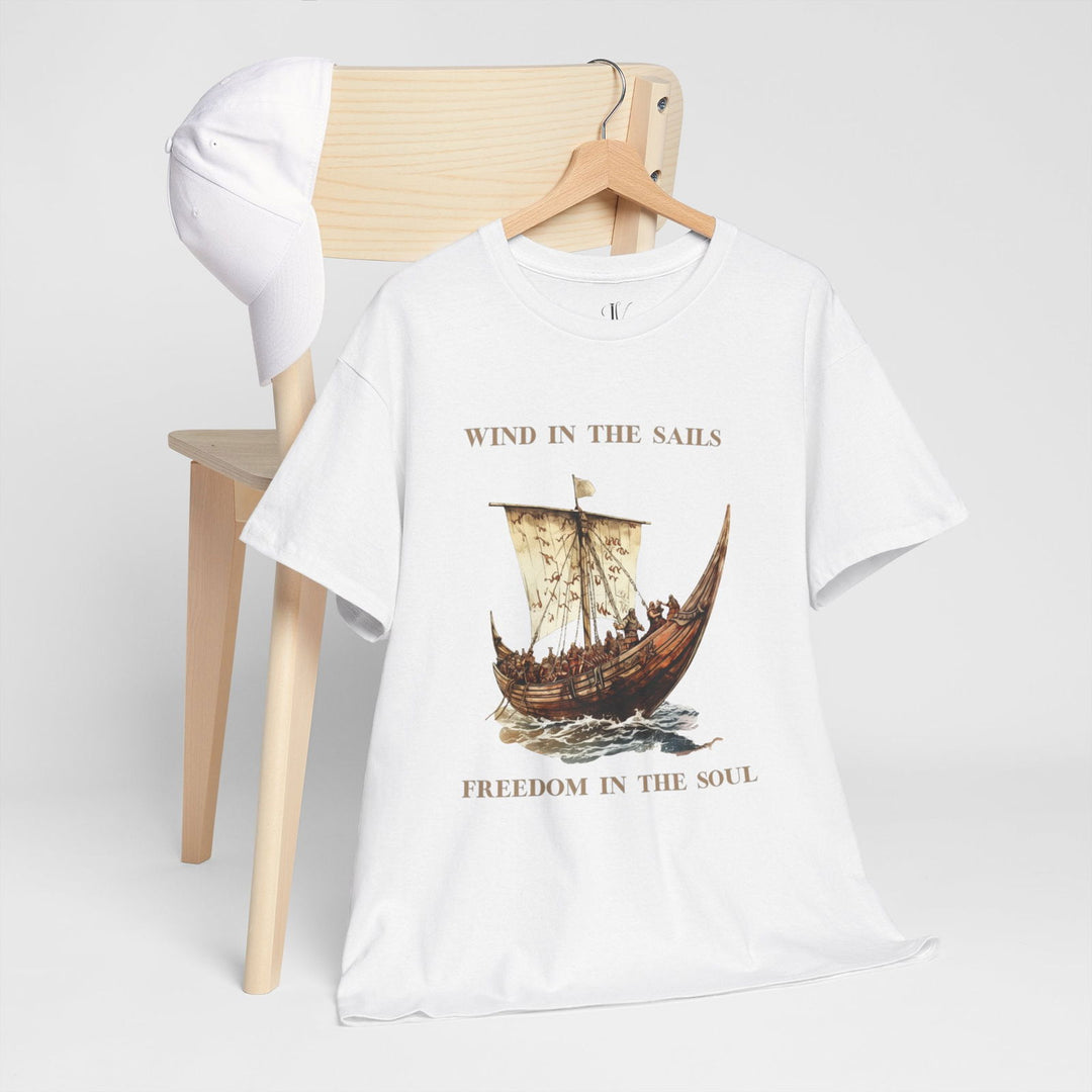 Set Sail in Style: Viking Cruise Tee - "Freedom in Your Soul" - Imagin Vibes - 