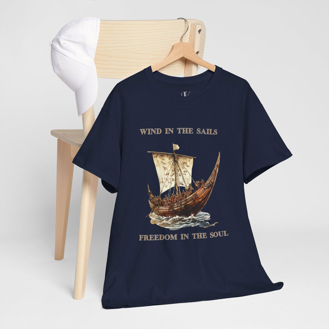 Set Sail in Style: Viking Cruise Tee - "Freedom in Your Soul" - Imagin Vibes - 