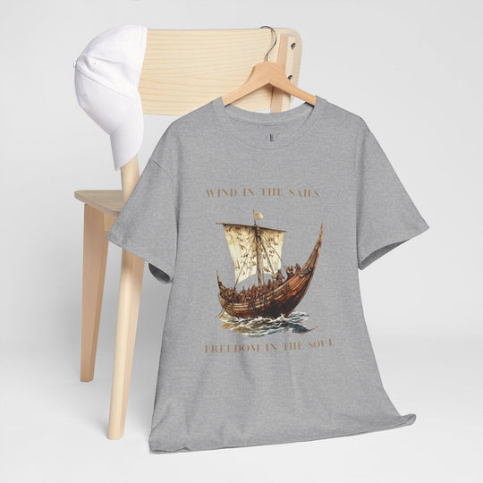 Set Sail in Style: Viking Cruise Tee - "Freedom in Your Soul" - Imagin Vibes - 