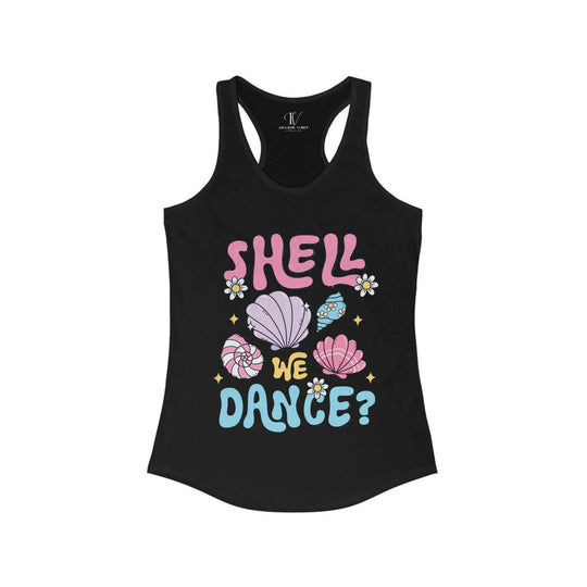 Shell We Dance? Beach Babe Racerback Tank - Imagin Vibes - 