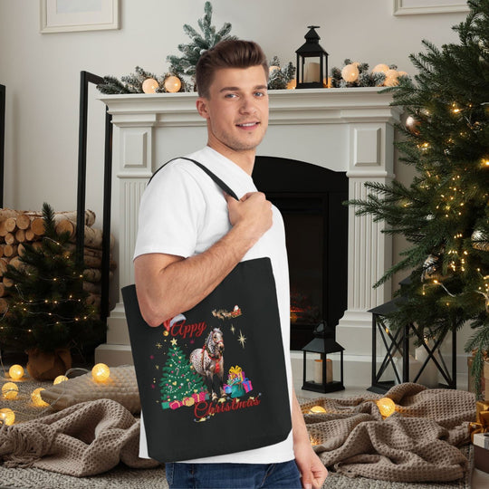 Spreading Holiday Cheer: "Appy Christmas" Appaloosa Tote Bag - Imagin Vibes - 