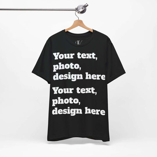 Imagin Vibes: Design Your Bella Canvas Tee (Photos/Text, Front or Back Print) T-Shirt Printify