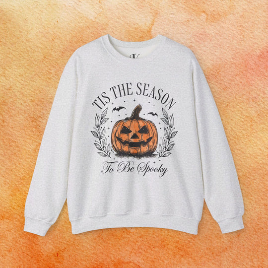 Tis the Season to Be Spooky: Pumpkin Halloween Sweatshirt - Imagin Vibes - 