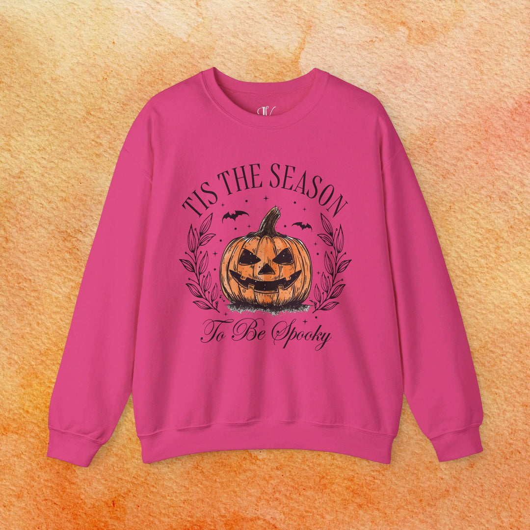 Tis the Season to Be Spooky: Pumpkin Halloween Sweatshirt - Imagin Vibes - 