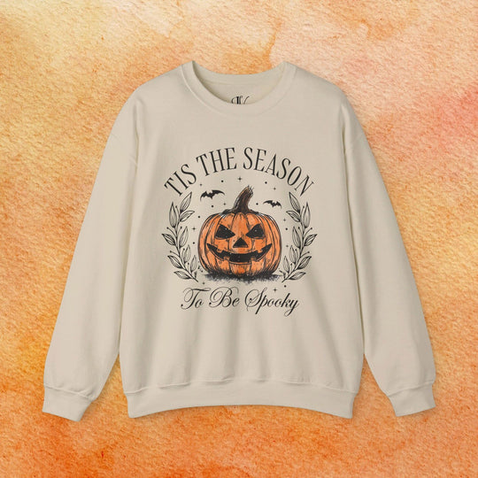 Tis the Season to Be Spooky: Pumpkin Halloween Sweatshirt - Imagin Vibes - 