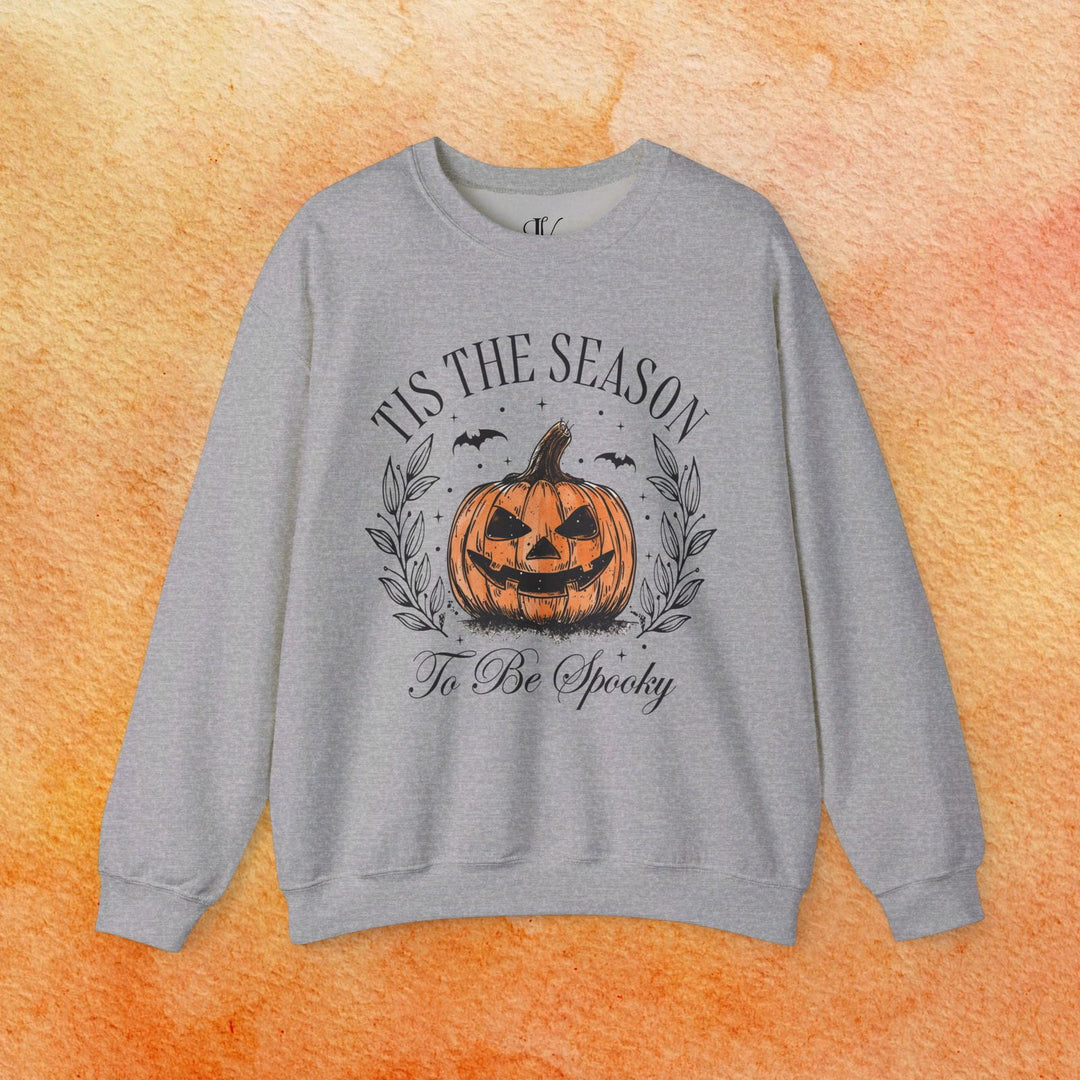 Tis the Season to Be Spooky: Pumpkin Halloween Sweatshirt - Imagin Vibes - 