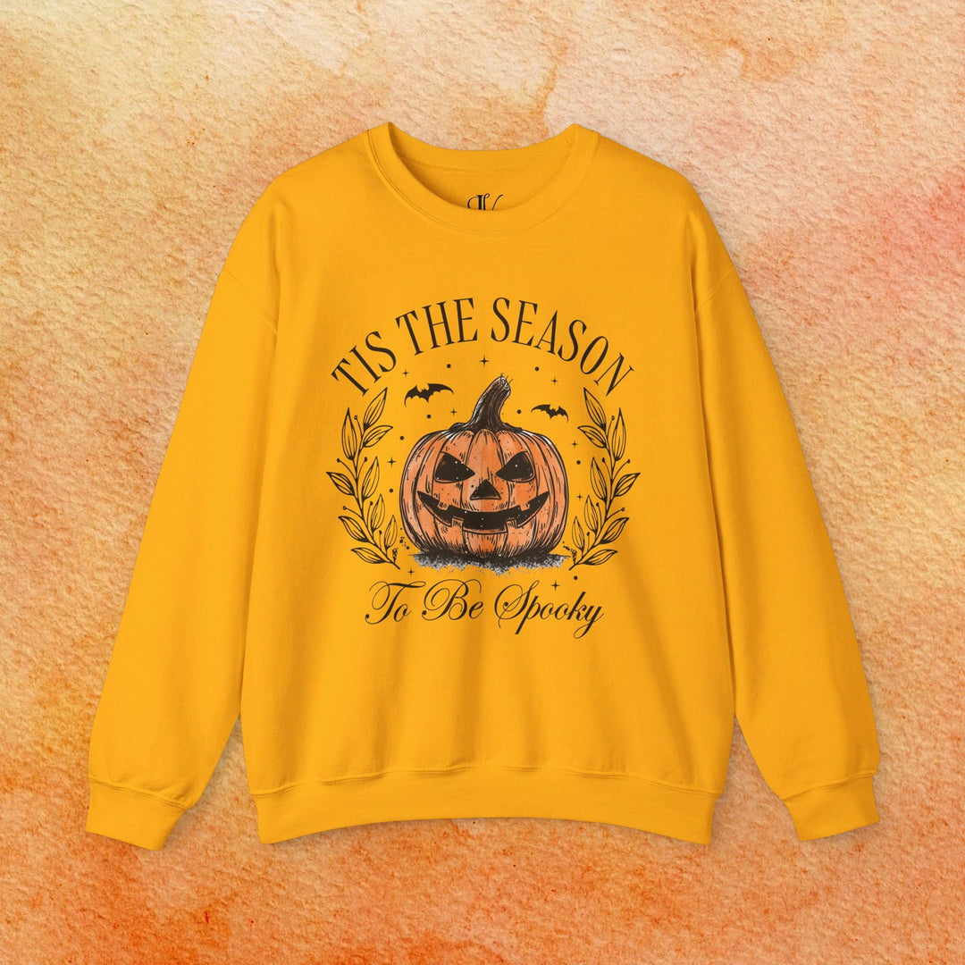 Tis the Season to Be Spooky: Pumpkin Halloween Sweatshirt - Imagin Vibes - 