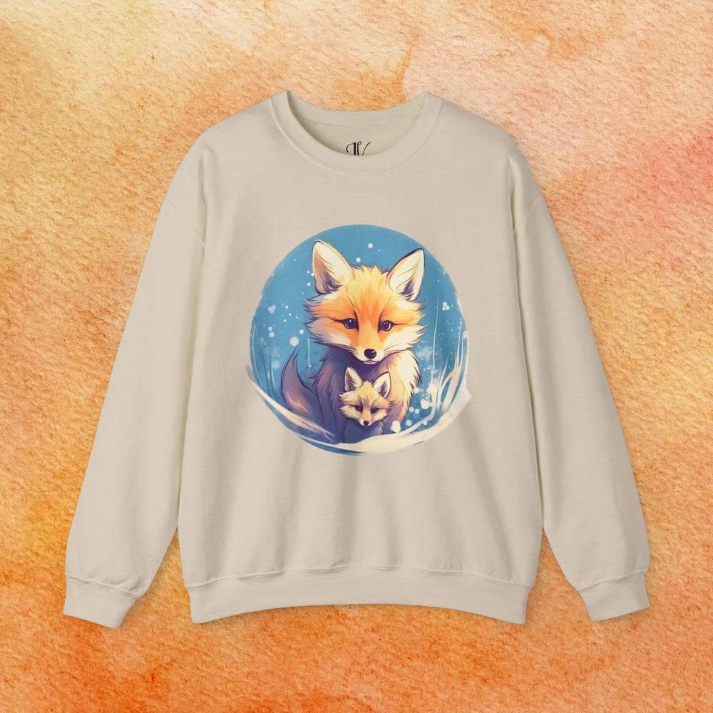 Vintage Forest Witch Sweatshirt: Fox Design - Cozy Cottagecore Vibes - Imagin Vibes - 