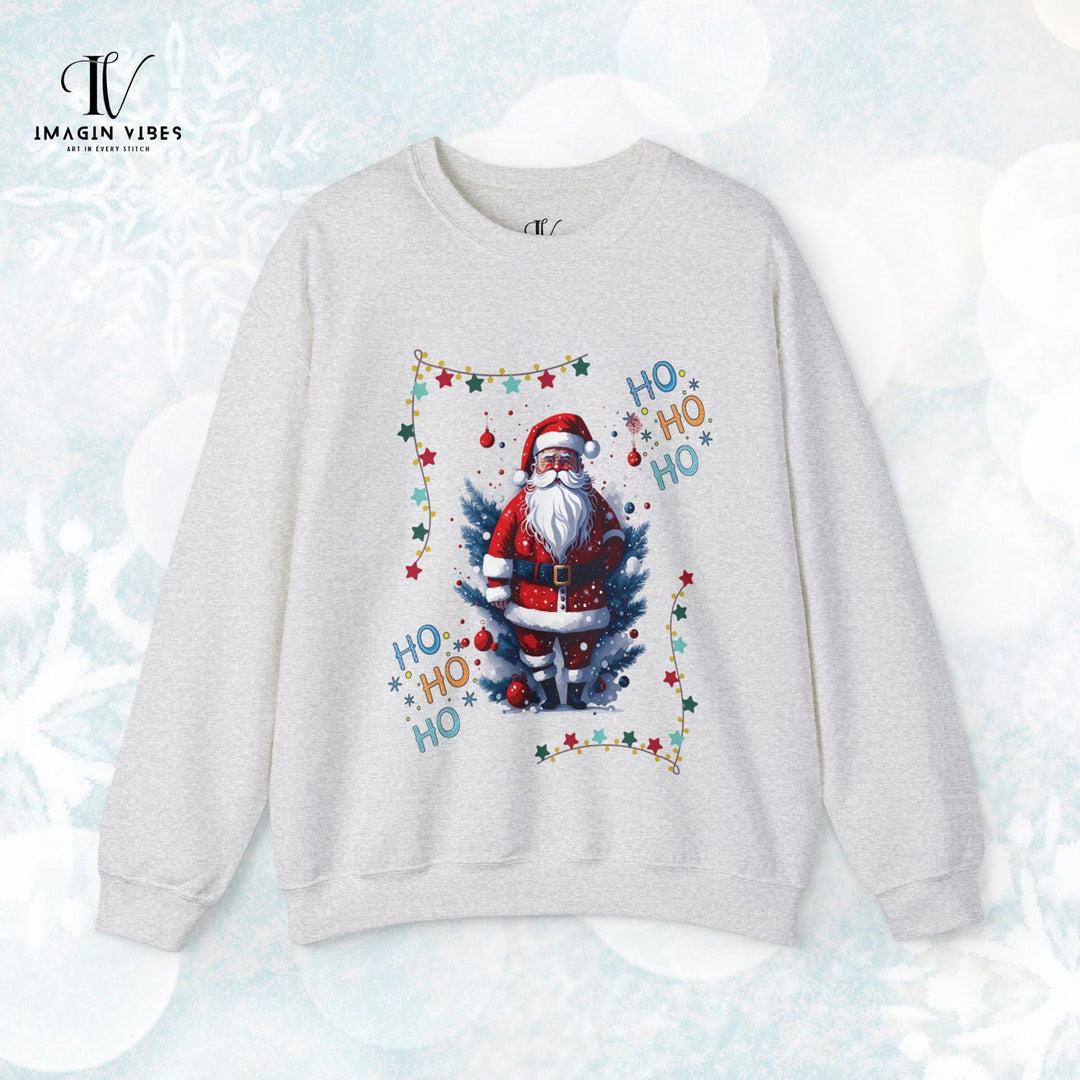 Vintage Vibes: Retro Santa "Ho Ho Ho" Sweatshirt - Imagin Vibes - 