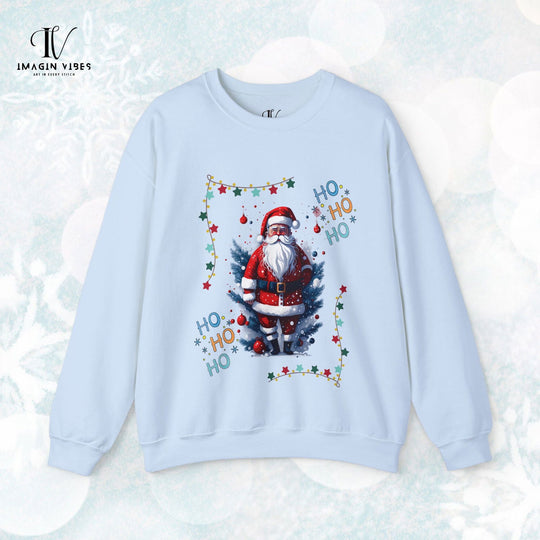 Vintage Vibes: Retro Santa "Ho Ho Ho" Sweatshirt - Imagin Vibes - 