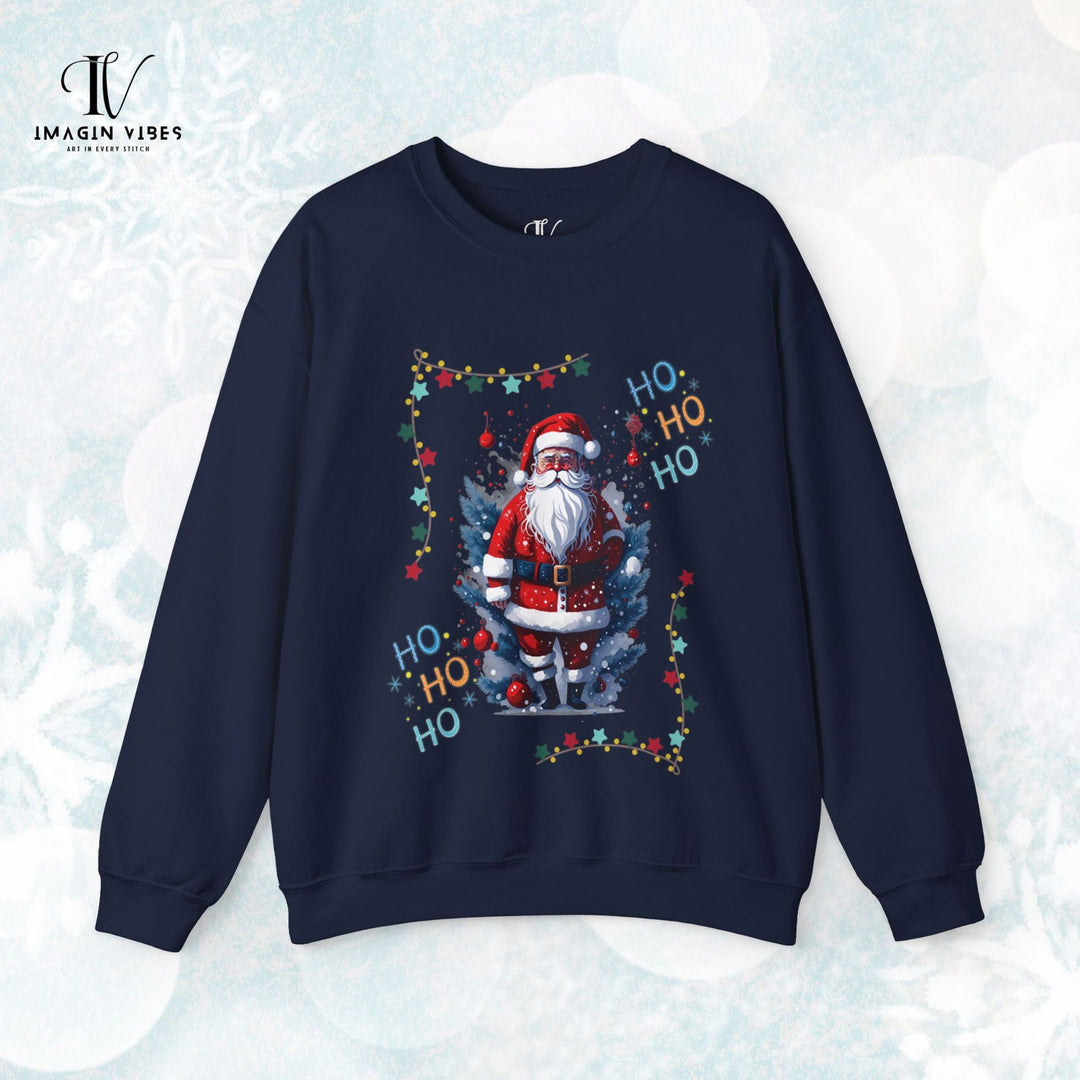 Vintage Vibes: Retro Santa "Ho Ho Ho" Sweatshirt - Imagin Vibes - 