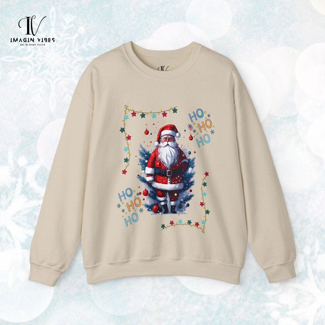 Vintage Vibes: Retro Santa "Ho Ho Ho" Sweatshirt - Imagin Vibes - 