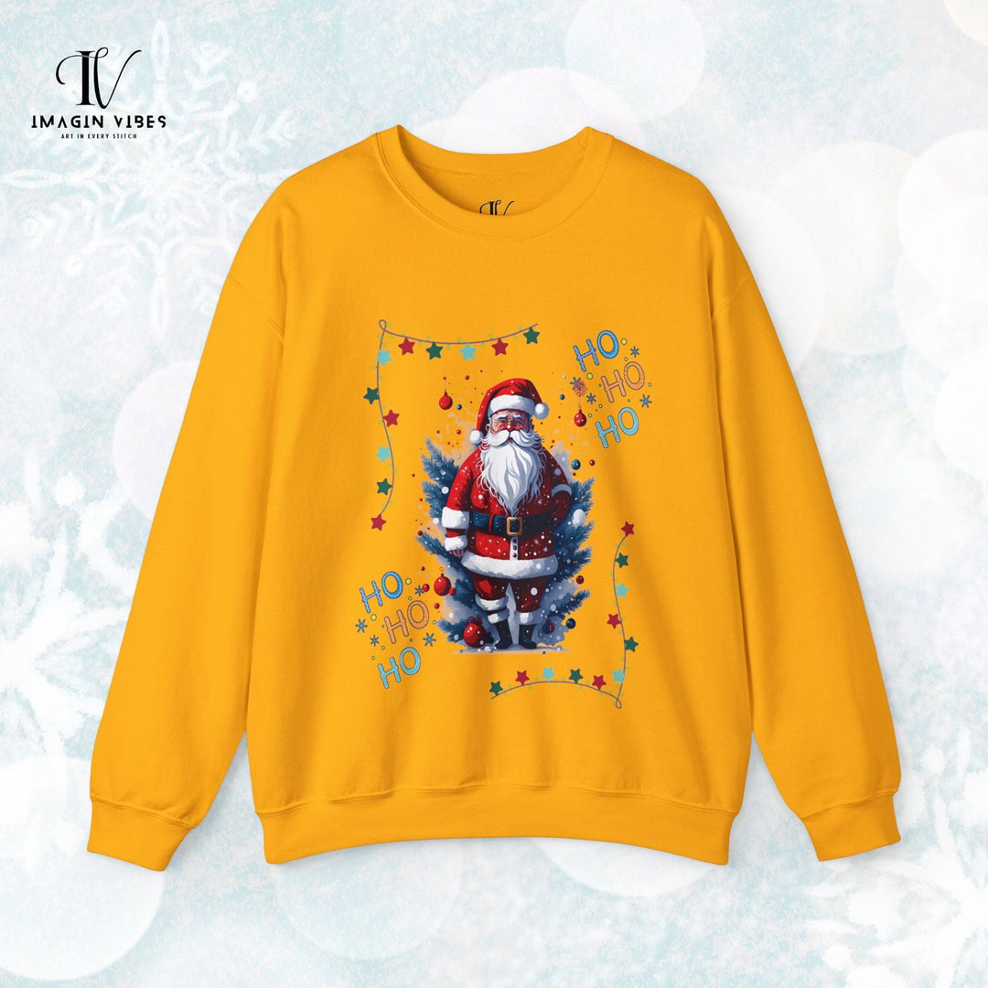 Vintage Vibes: Retro Santa "Ho Ho Ho" Sweatshirt - Imagin Vibes - 