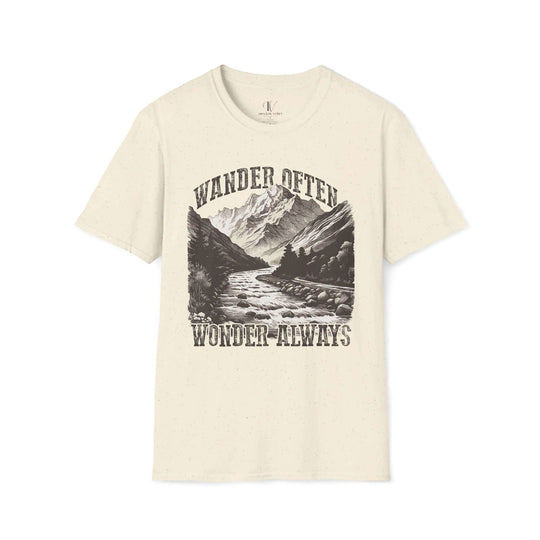 Wander Often, Wonder Always: Hiking Adventure Tee - Imagin Vibes - 