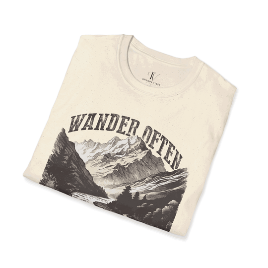 Wander Often, Wonder Always: Hiking Adventure Tee - Imagin Vibes - 