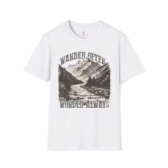 Wander Often, Wonder Always: Hiking Adventure Tee - Imagin Vibes - 