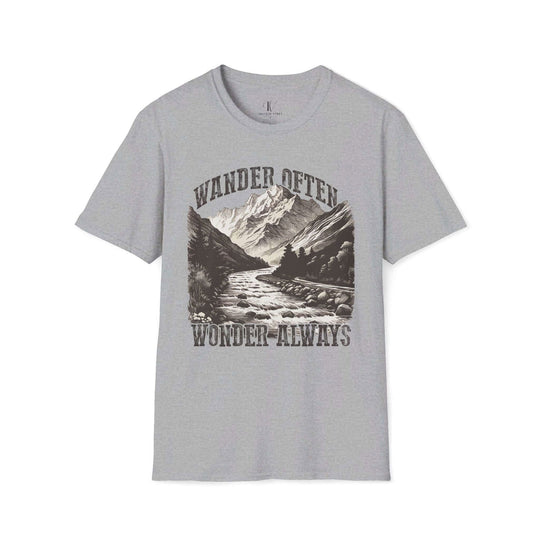 Wander Often, Wonder Always: Hiking Adventure Tee - Imagin Vibes - 