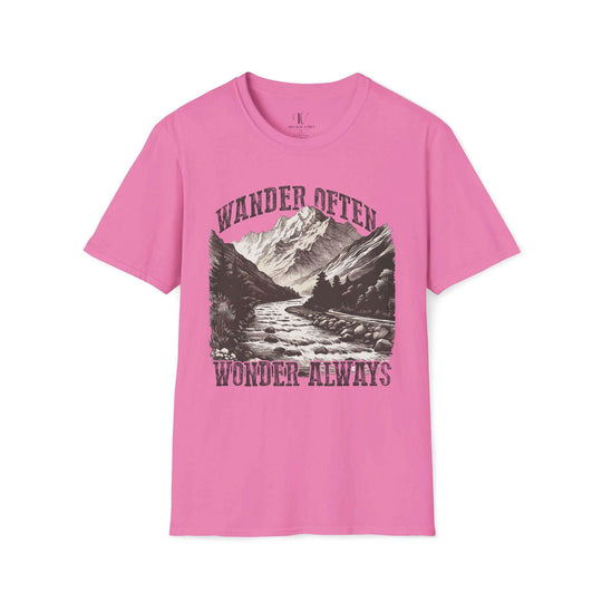 Wander Often, Wonder Always: Hiking Adventure Tee - Imagin Vibes - 