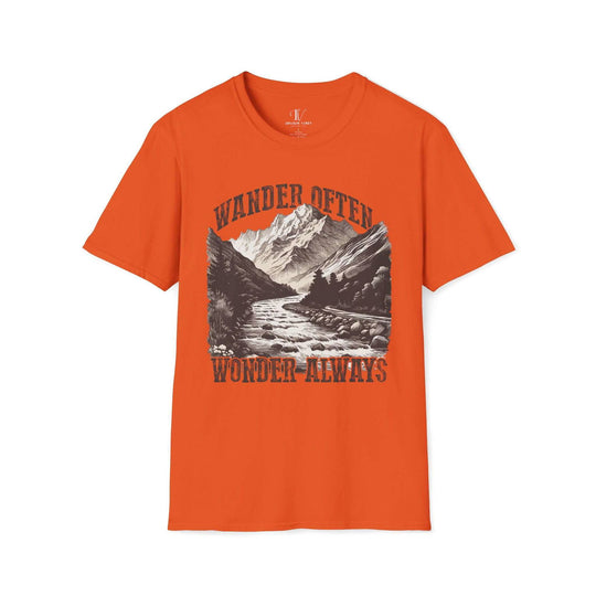 Wander Often, Wonder Always: Hiking Adventure Tee - Imagin Vibes - 