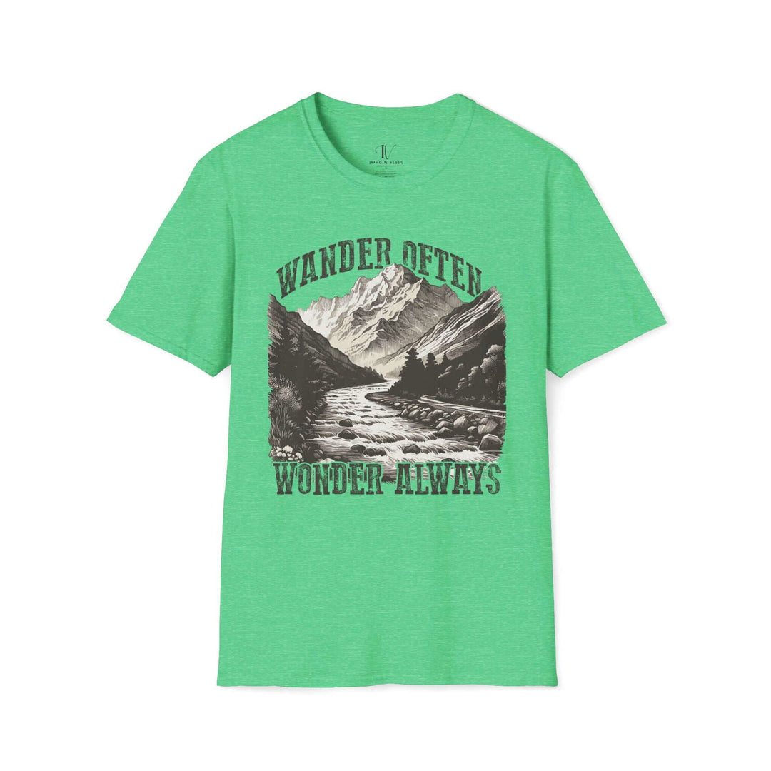 Wander Often, Wonder Always: Hiking Adventure Tee - Imagin Vibes - 