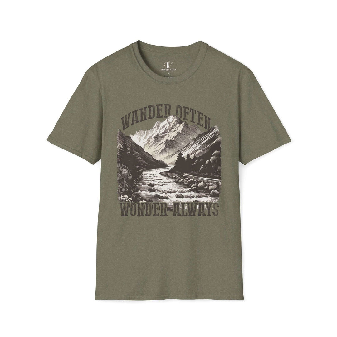 Wander Often, Wonder Always: Hiking Adventure Tee - Imagin Vibes - 