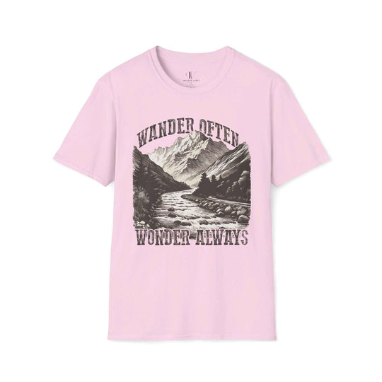 Wander Often, Wonder Always: Hiking Adventure Tee - Imagin Vibes - 