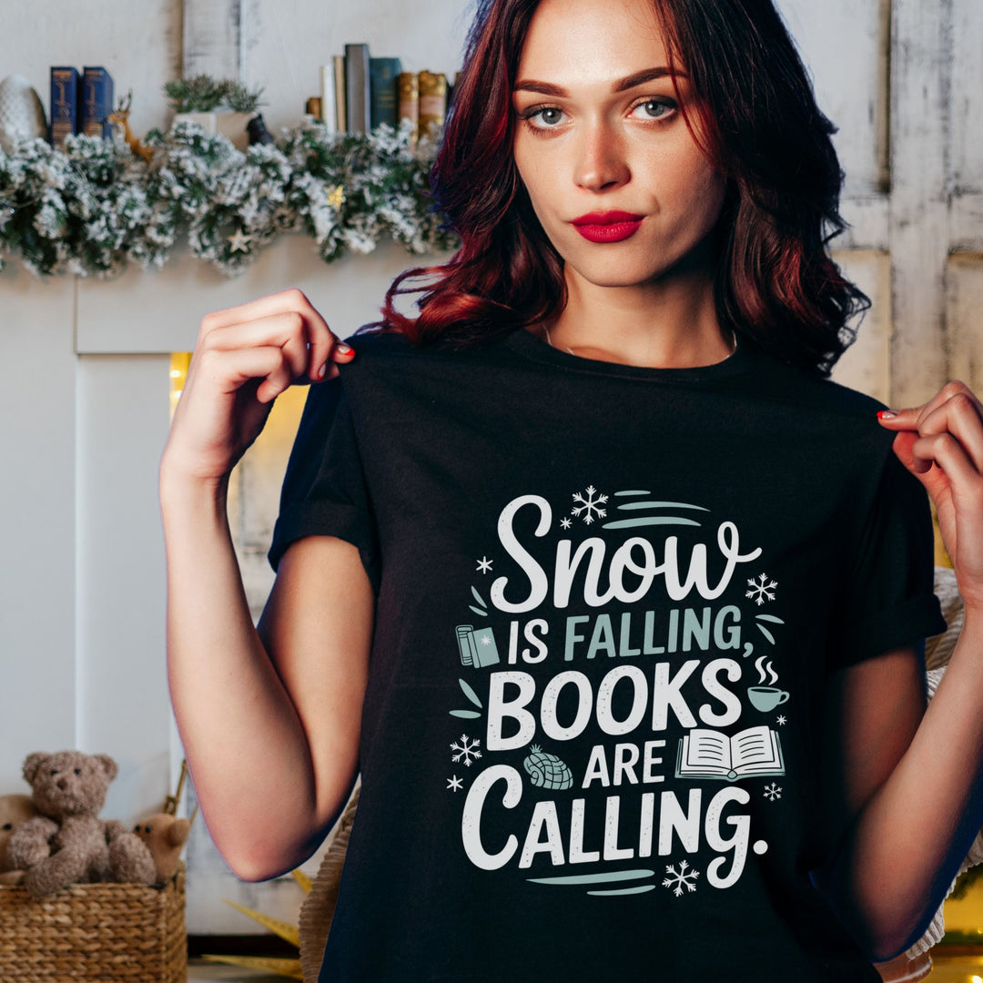 Winter Cozy Bookworm Tee
