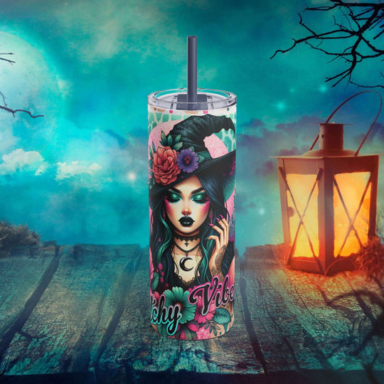 Witchy Vibes Halloween Tumbler - Imagin Vibes - 