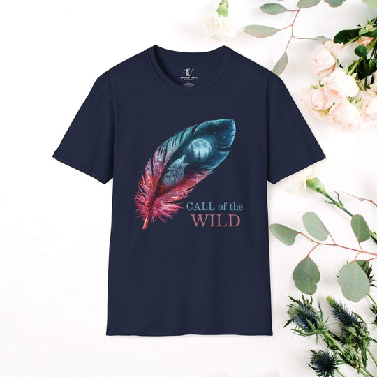 Wolf Howls at the Moon: Wilderness Spirit Tee - Imagin Vibes - 