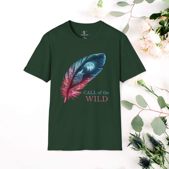 Wolf Howls at the Moon: Wilderness Spirit Tee - Imagin Vibes - 