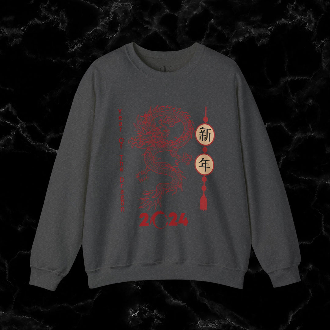 Year of the Dragon: 2024 Lunar New Year Sweatshirt - Imagin Vibes - 