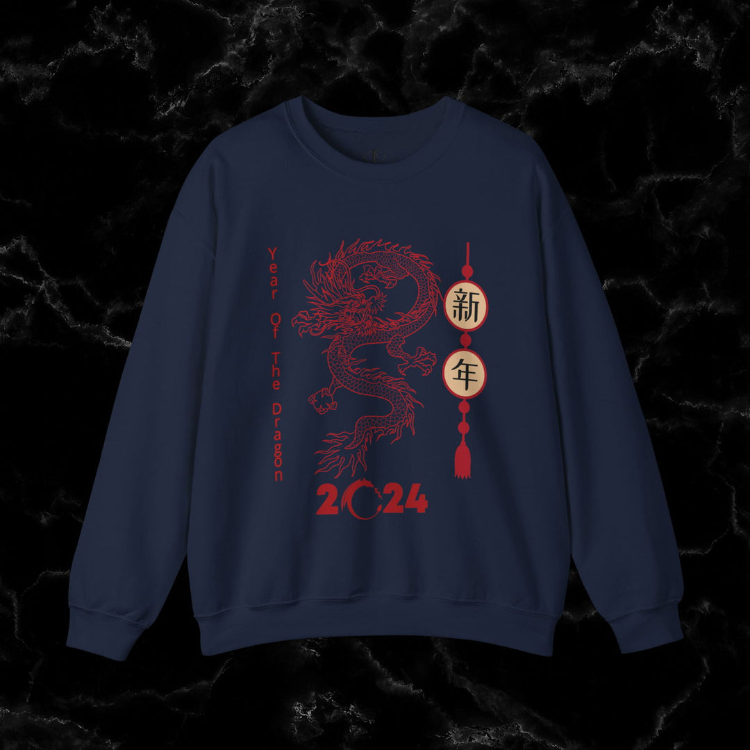 Year of the Dragon: 2024 Lunar New Year Sweatshirt - Imagin Vibes - 