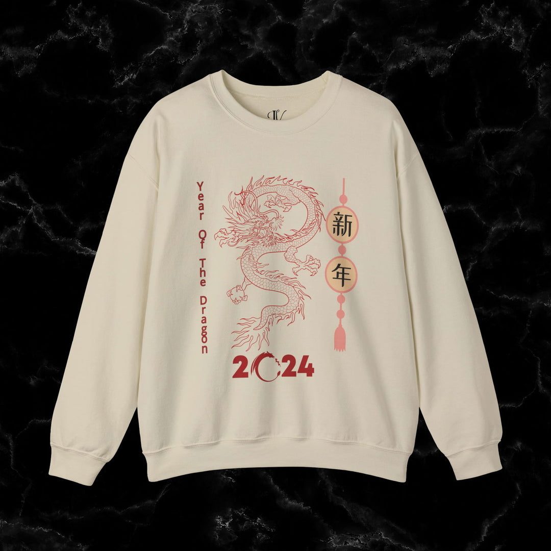 Year of the Dragon: 2024 Lunar New Year Sweatshirt - Imagin Vibes - 