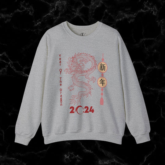 Year of the Dragon: 2024 Lunar New Year Sweatshirt - Imagin Vibes - 