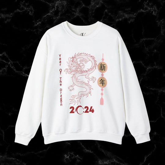 Year of the Dragon: 2024 Lunar New Year Sweatshirt - Imagin Vibes - 