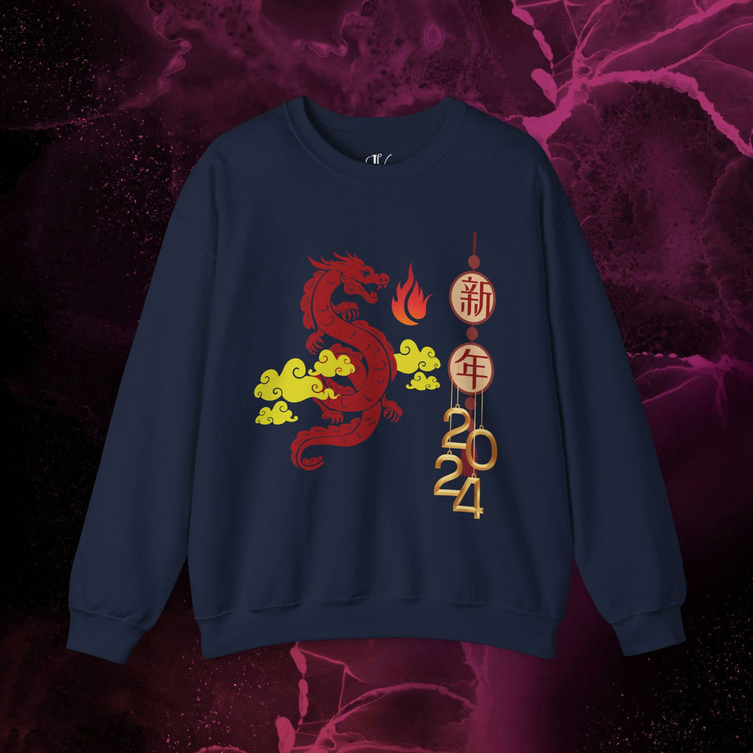 Year of the Dragon: 2024 Lunar New Year Sweatshirt - Imagin Vibes - 