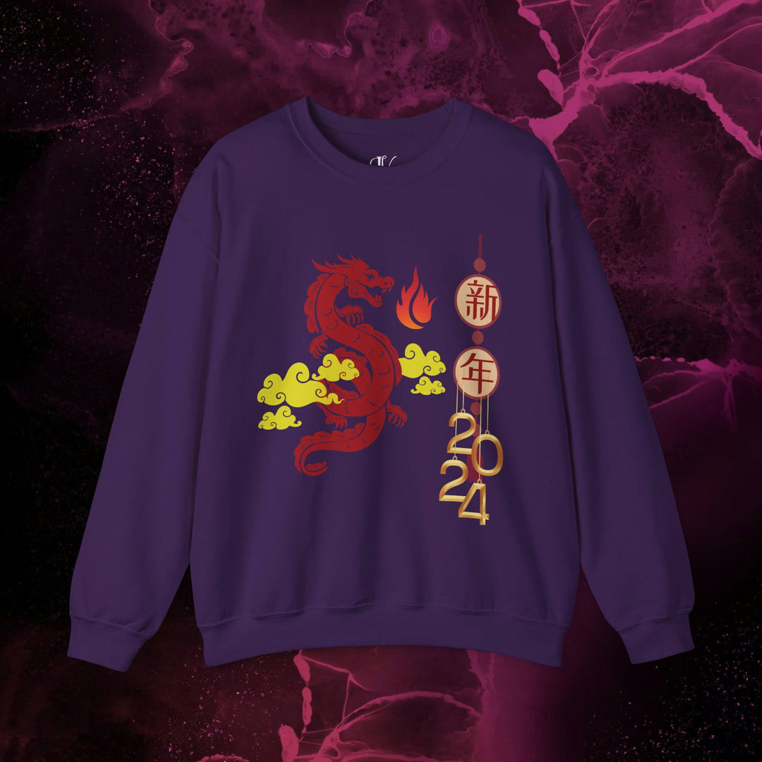 Year of the Dragon: 2024 Lunar New Year Sweatshirt - Imagin Vibes - 