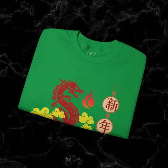 Year of the Dragon: 2024 Lunar New Year Sweatshirt - Imagin Vibes - 