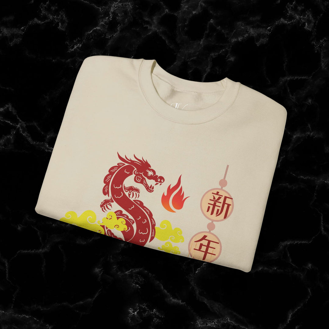 Year of the Dragon: 2024 Lunar New Year Sweatshirt - Imagin Vibes - 