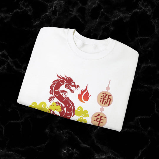 Year of the Dragon: 2024 Lunar New Year Sweatshirt - Imagin Vibes - 