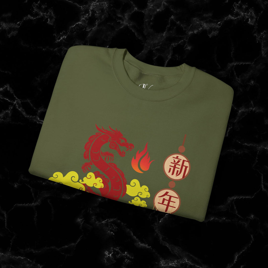 Year of the Dragon: 2024 Lunar New Year Sweatshirt - Imagin Vibes - 