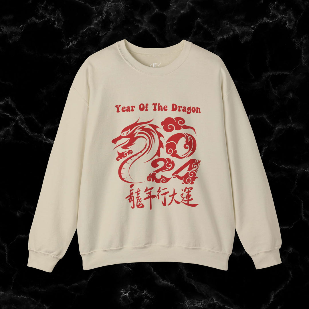 Year of the Dragon Sweatshirt - 2024 Chinese Zodiac - Imagin Vibes - 