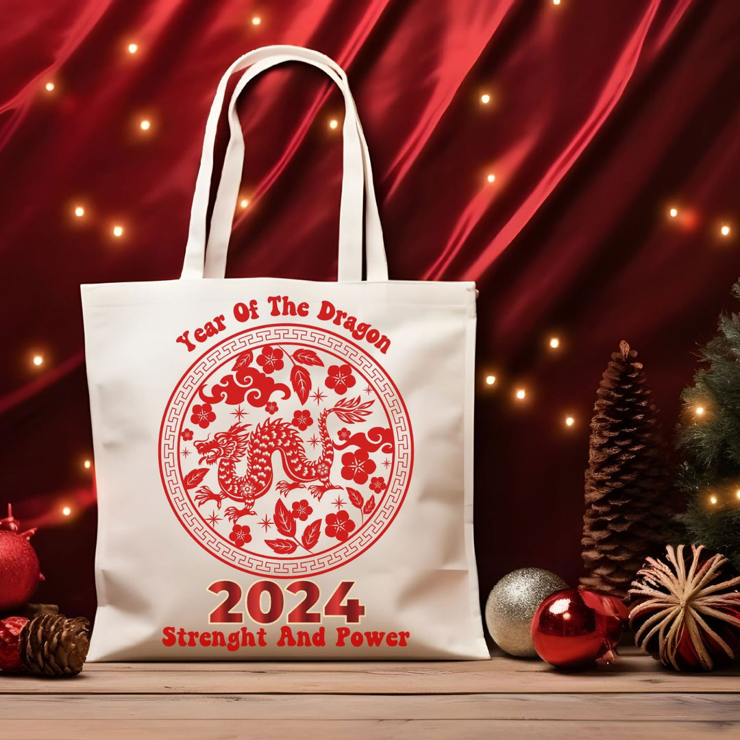 Year of the Dragon Tote Bag - Imagin Vibes - 