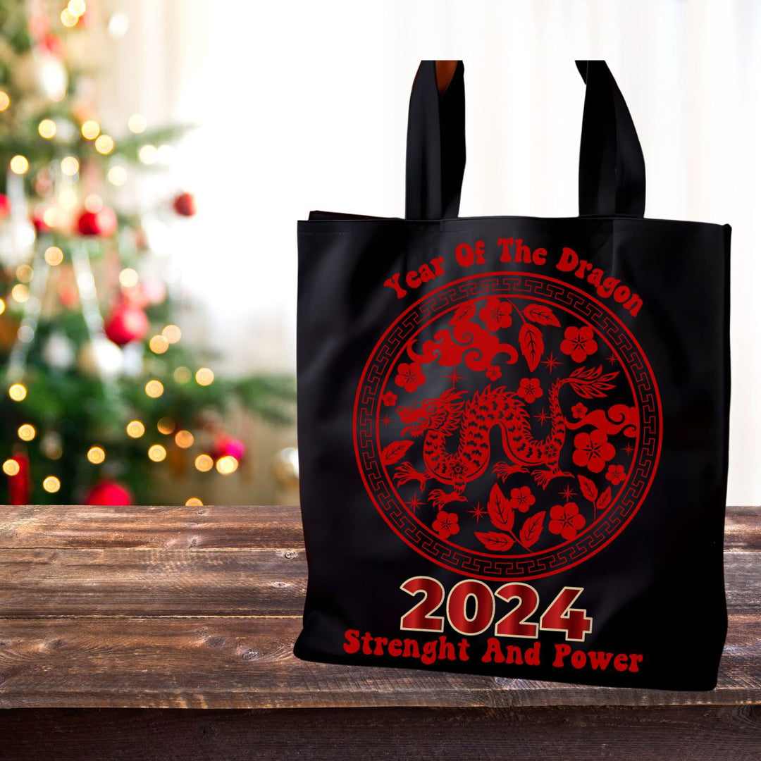 Year of the Dragon Tote Bag - Imagin Vibes - 