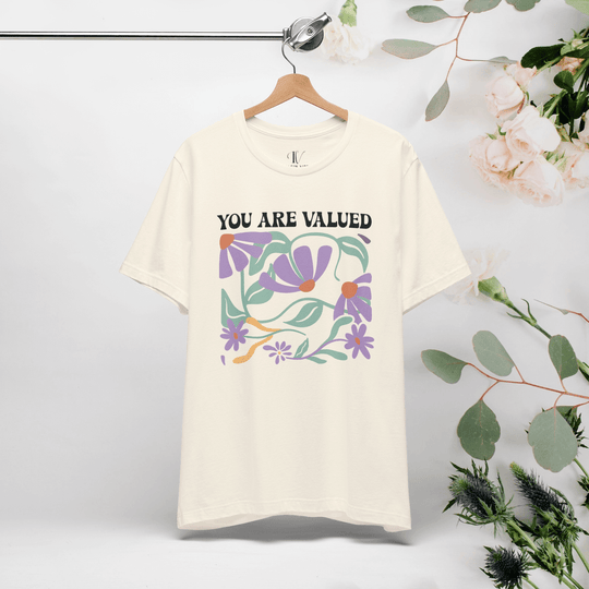 You Are Valued: Inspirational Boho T-Shirt - Imagin Vibes - 