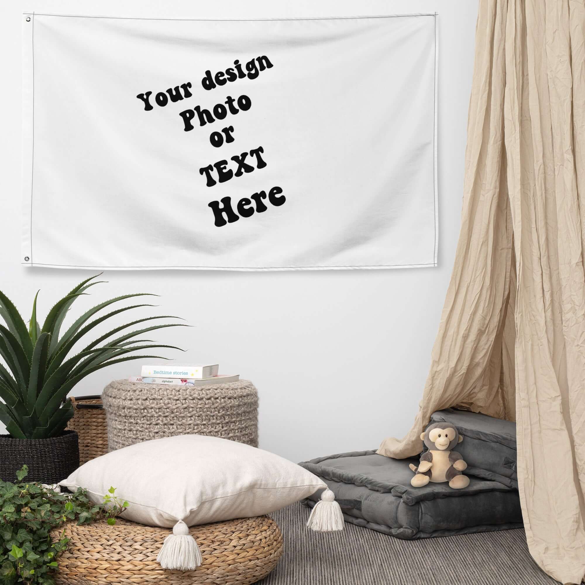 Custom Sherpa Fleece Blanket - Personalized Photo and Text
