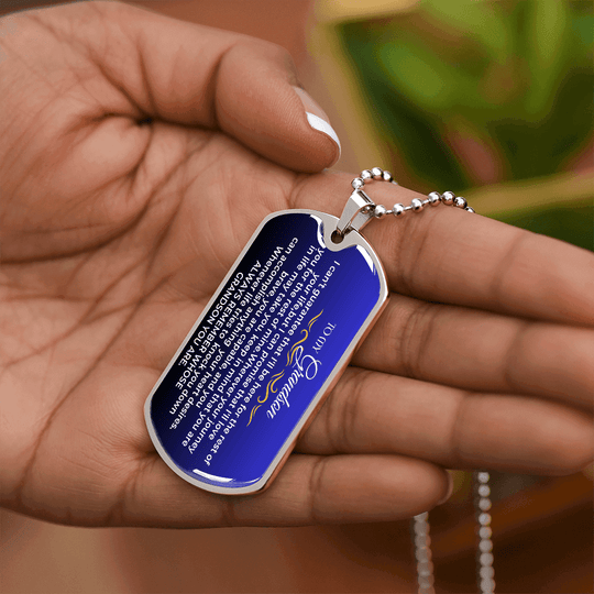 To My Grandson - Love Tag - SS426GS-D9 Jewelry ShineOn Fulfillment